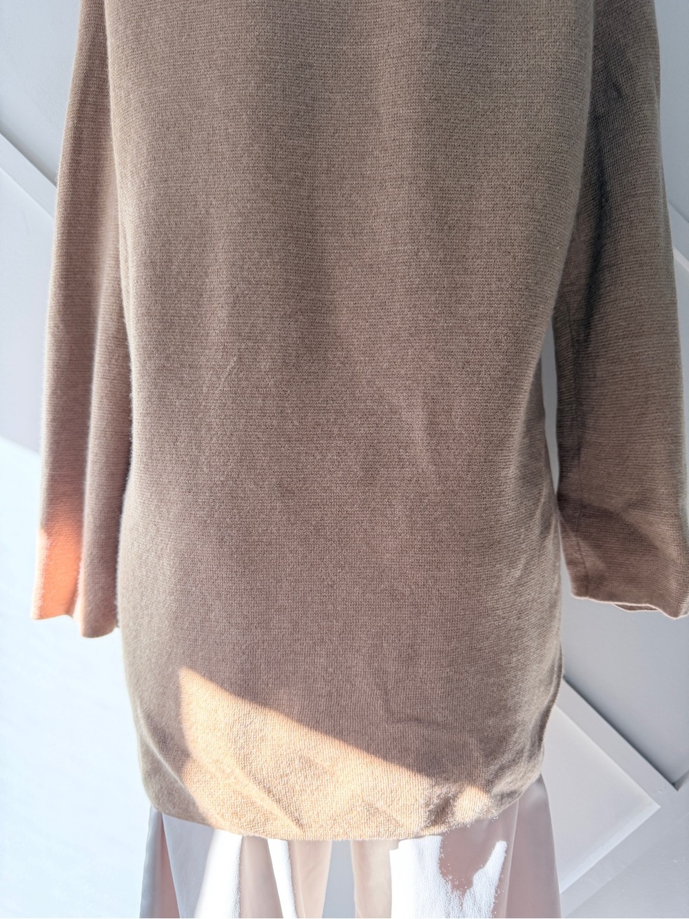 J.Crew Sophie Open Front Sweater Blazer Cardigan XS Camel Wool - Picture 11 of 14